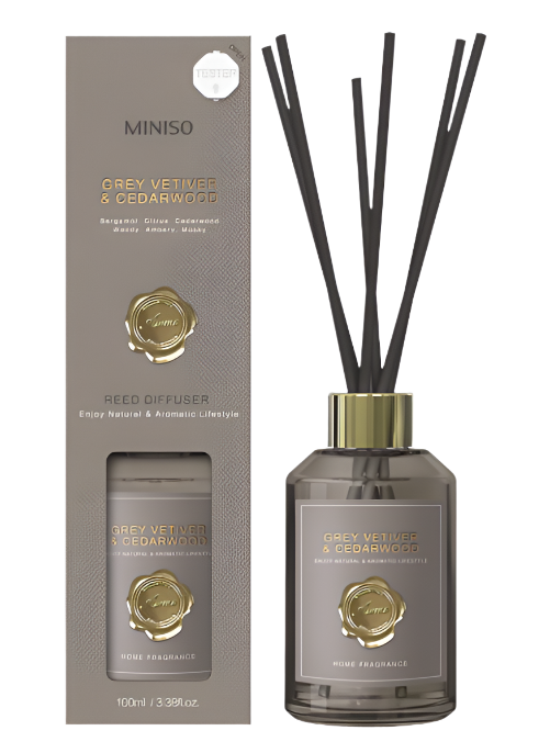 Classical Series Reed Diffuser(Grey Vetiver & Cedarwood) – Miniso Pakistan