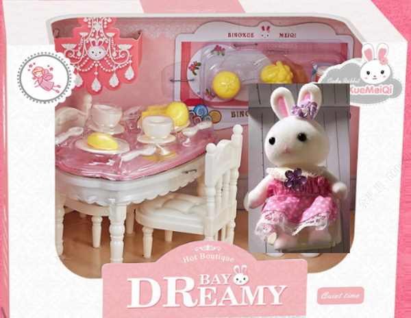 Role Play Series Bunny Dining Table Set