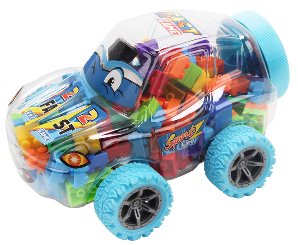 Big Building Blocks - Sports Car (Blue)