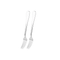 Pack of 2 | Medium Size Stainless Steel Fork