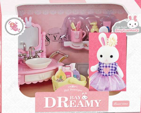 Role Play Series Bunny Washstand Set