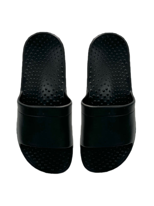 (Black,41-42) Dots Series Men's Bathroom Slippers