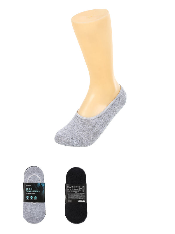 Men's No-show Socks (5pairs) (Fancy Yarns)