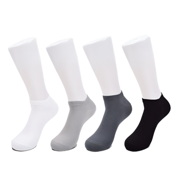 Men's Super Soft Ankle Socks (Basic Color, 2 Pairs)