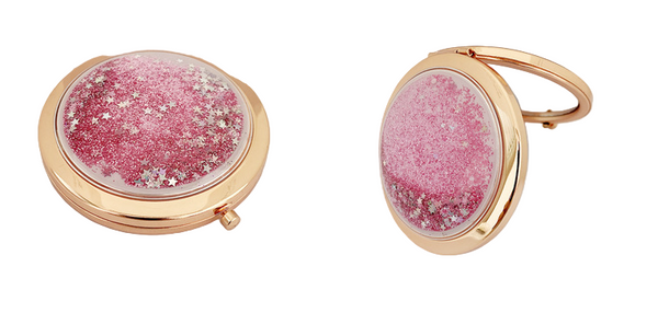 Sparkling Star Series Dual-Sided Compact Mirror