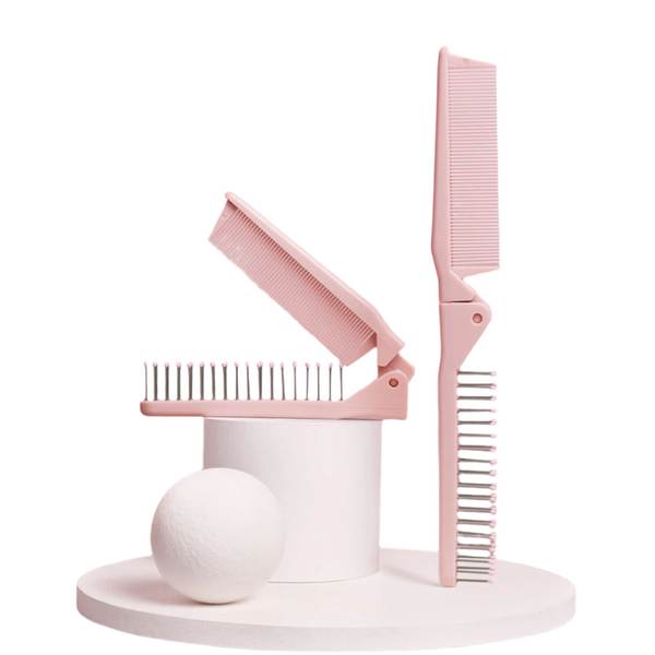 Girlish Foldable Dual-Use Comb