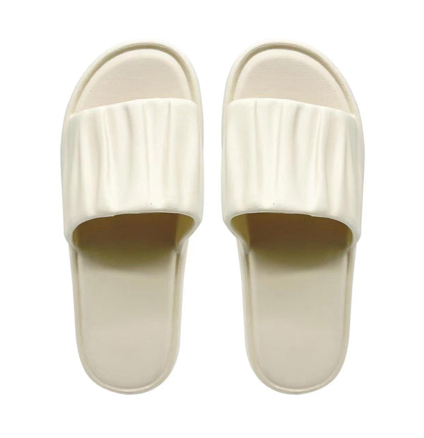 (Apricot,37-38) Ripple Series Women’s Bathroom Slippers