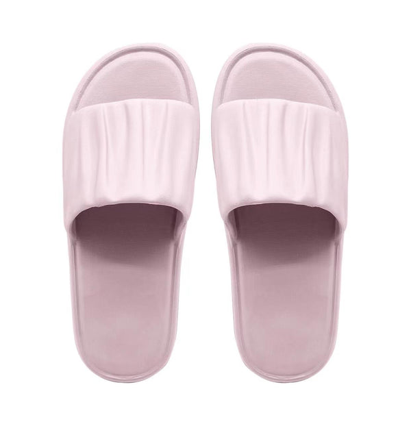 (Purple Pink,39-40) Ripple Series Women’s Bathroom Slippers