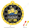 Minions Collection 11.5in. Magnetic Dart Board Set (with 6 Darts)