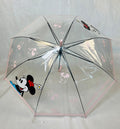 Disney Mickey Mouse Collection Transparent Long-handled Umbrella(Minnie)