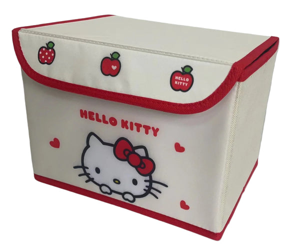 Hello Kitty Apple Collection Storage Box with Lid (S)