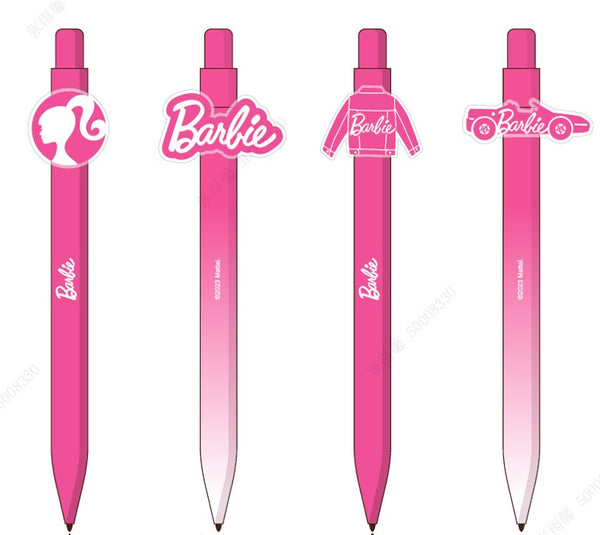 Barbie Collection Retractable Gel Pen （4 Assorted Models）PDQ