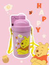 Disney Winnie the Pooh Collection Plastic Water Bottle with Shoulder Strap (500mL)(Winnie the Pooh)