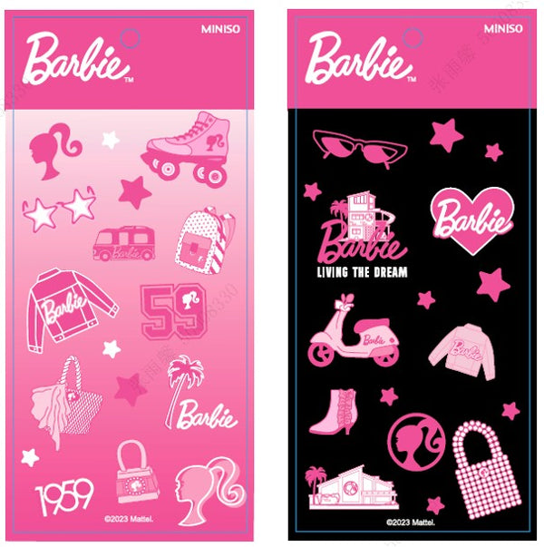 Barbie Collection Epoxy Stickers (2 Assorted Models)