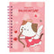 Mini Family Pink Romance Series A5 Wire-bound Book (50 Sheets, Pink) (Cat) PDQ