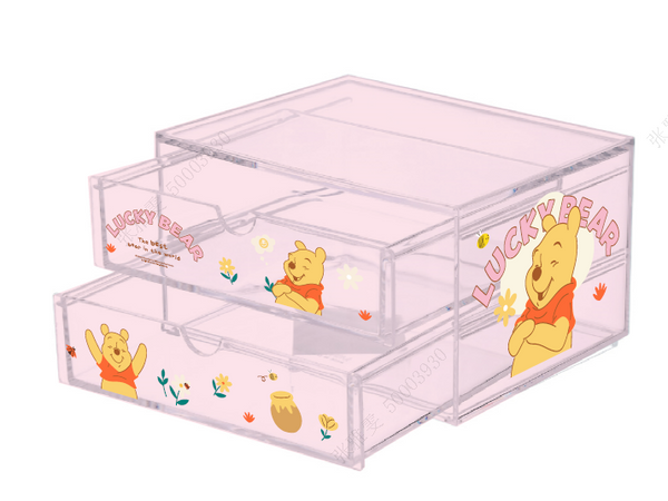 Disney Winnie-the-Pooh Collection 2-Drawer Makeup Organizer