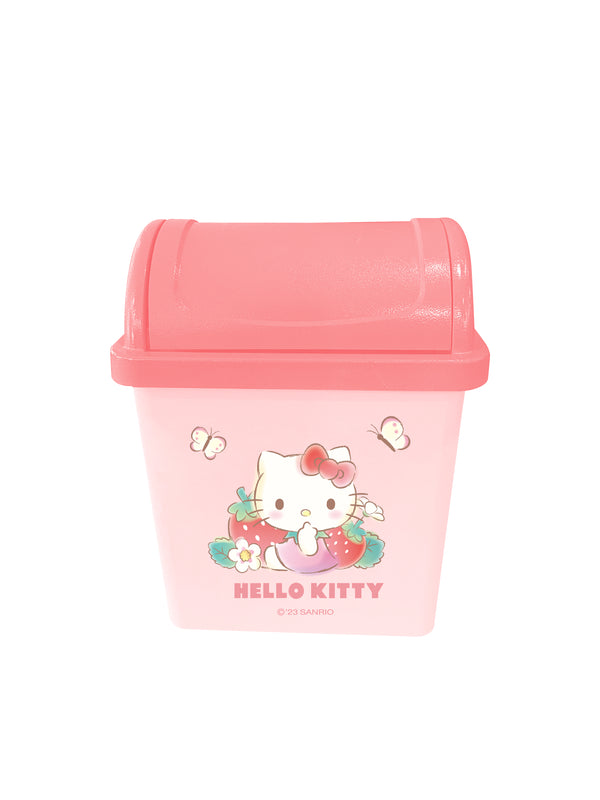 Hello Kitty Strawberry Collection Desk Trash Can