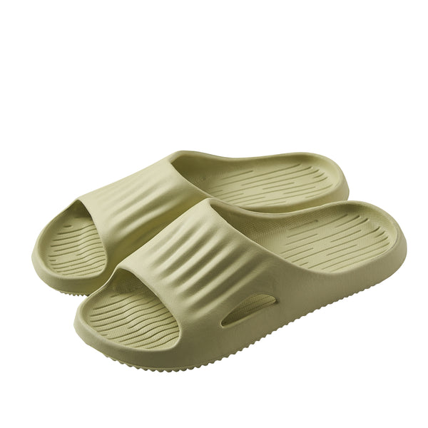 (Green,43-44) Cloud Feel Men's Bath Slippers