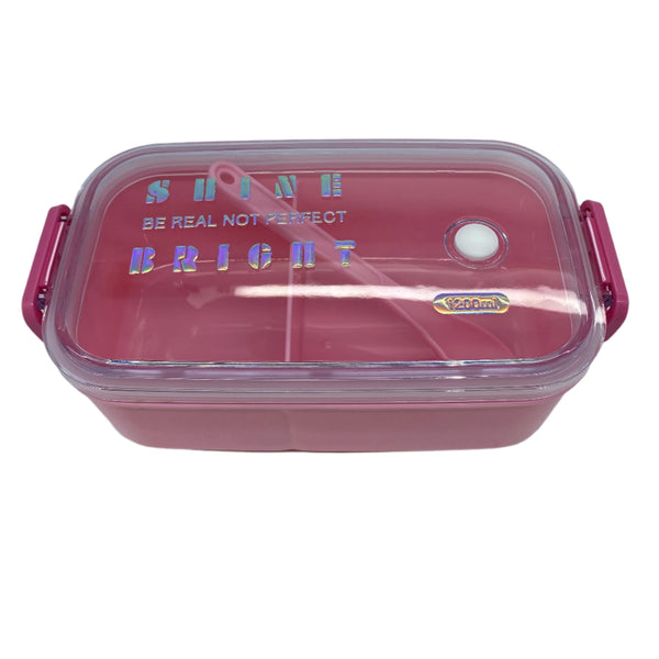 Holographic Series Bento Box (1200mL)(Pink)