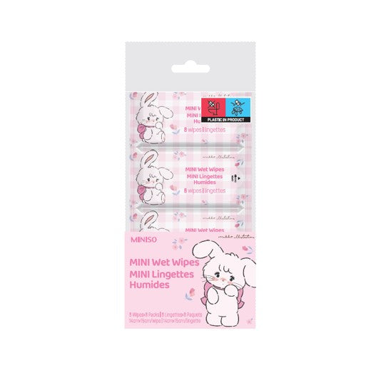 MIKKO Collection Mini Wipes (8 Wipes×8 Packs)