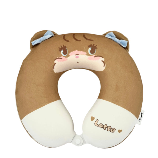 MIKKO Collection Memory Foam Neck Pillow (Latte)