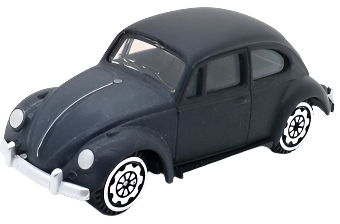 3in. Alloy Car Model (Genuine License - Volkswagen Beetle - Black)