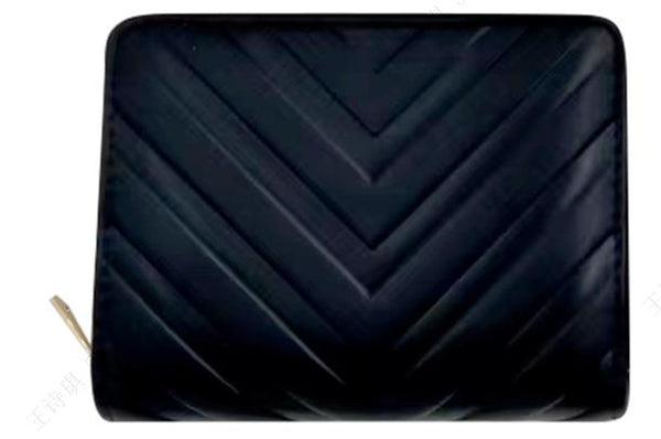 Women's Short Bifold Zip Around Wallet(Black)