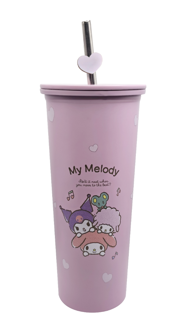 Sanrio characters Stainless Steel Tumbler with Straw 800mL(My Melody)