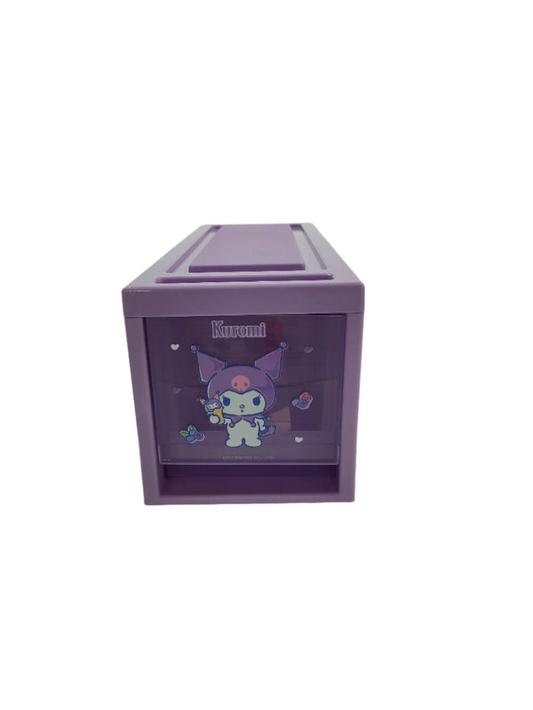 Sanrio characters Stackable Drawer with Dividers (Kuromi)