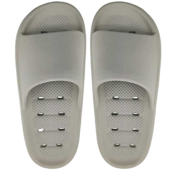 (Gray,43-44) Lightweight Men's Bath Slippers