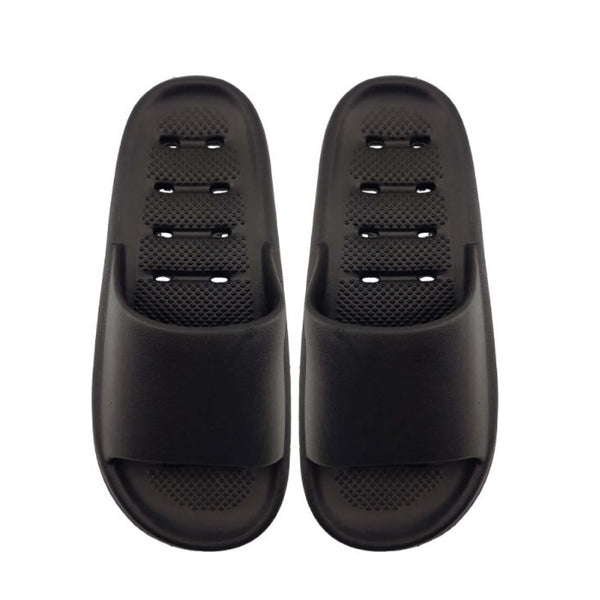 (Black,43-44) Lightweight Men's Bath Slippers