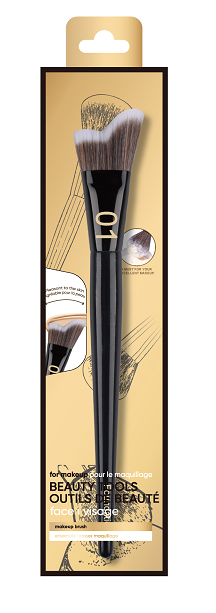 Black Gold Series Stippling Curved Contour Brush