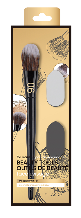 Black Gold Series 3-Piece Base Makeup Tool Kit