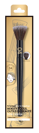 Black Gold Series Flat Top Dented Powder Brush