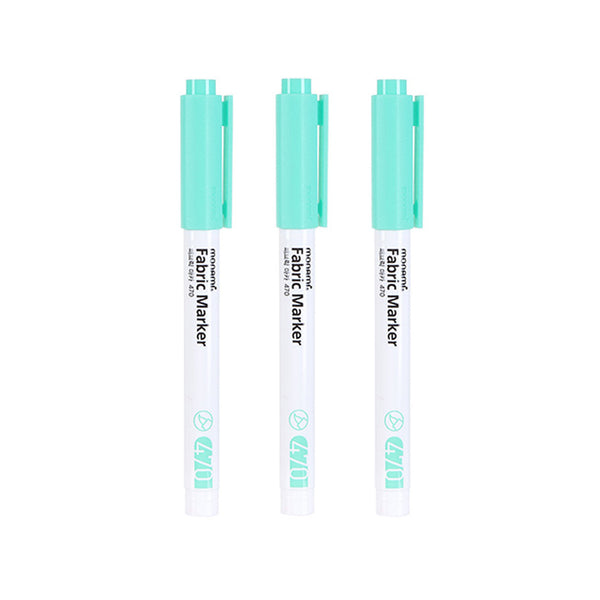 Pack Of 3 | Fabric marker (green)