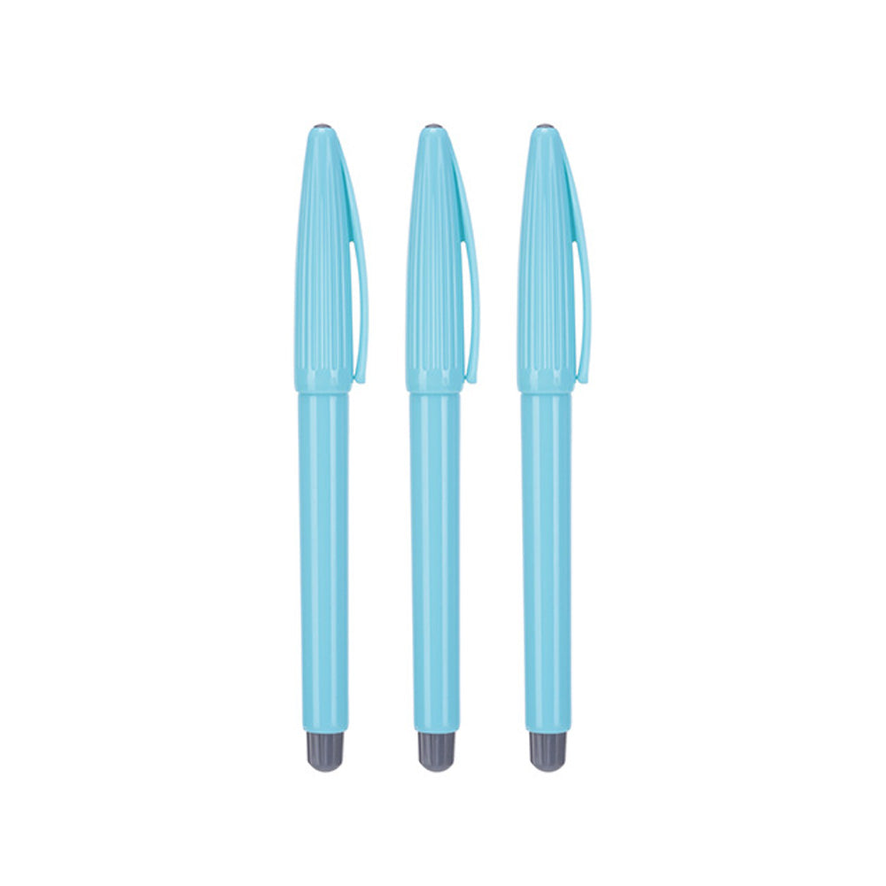 Pack Of 3 | Plus pen.s Waterbased Fiber Pen (Green)
