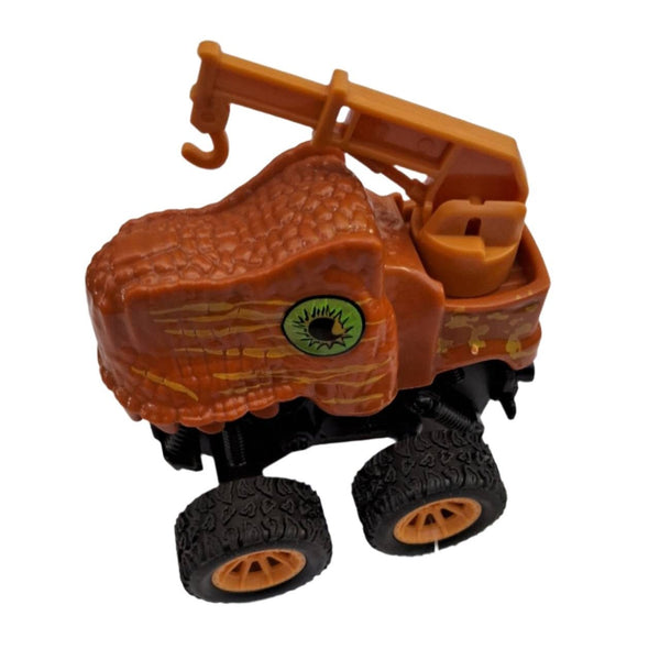 Dinosaur Series 8cm Inertia Engineering Vehicle (4 Assorted Models)