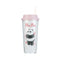 We Bare Bears Double-layer Straw Bottle 550ml(Panda)