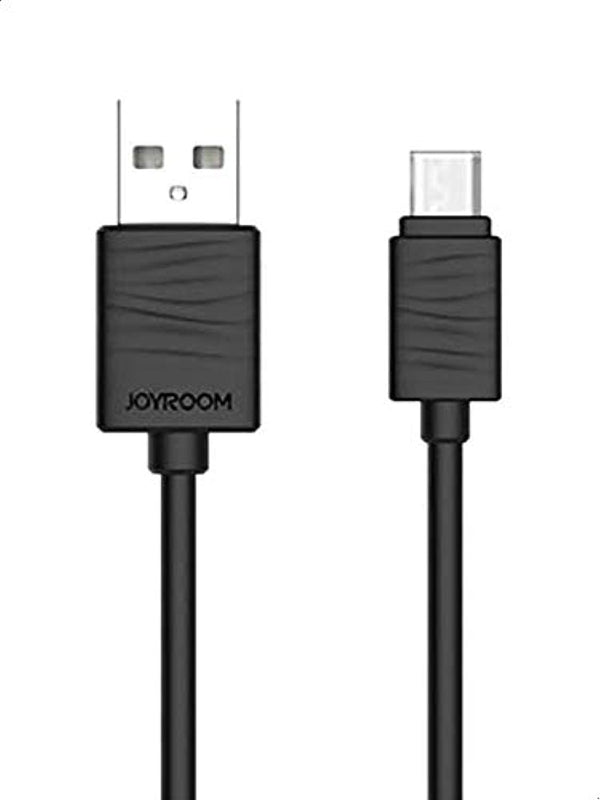 Joyroom Fast Data Round Cable,1.0meter S118 - Charging Cable (Color: Black) (Android)