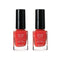 Pack Of 2 | MINISO Pittura ad olio Nail Polish（12  orange）