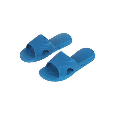 (Blue, 41-42)  Simple Series Bathroom Slippers with Comfortable Sole for Men