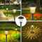 Pack of 8 | Solar powered lawn light and shadow lamp (Random Colors)