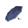 Business Three-fold Umbrella with Stripes(Navy blue)