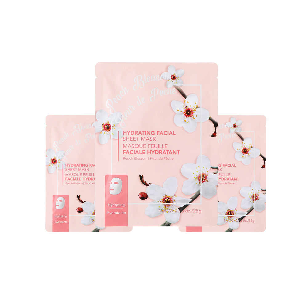 Pack Of 3 | Hydrating Facial Sheet Mask(Peach Blossom)