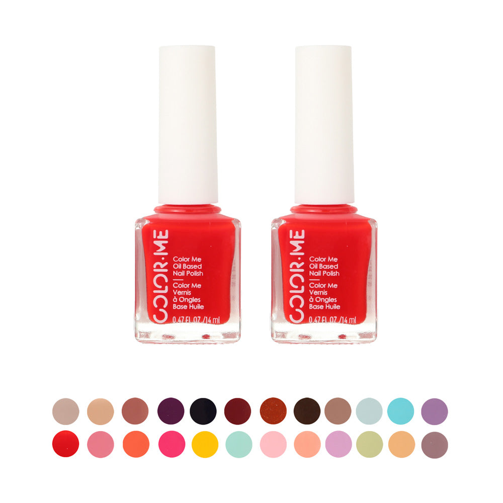 Pack Of 2 | Color Me Oil Based Nail Polish(Spicy)