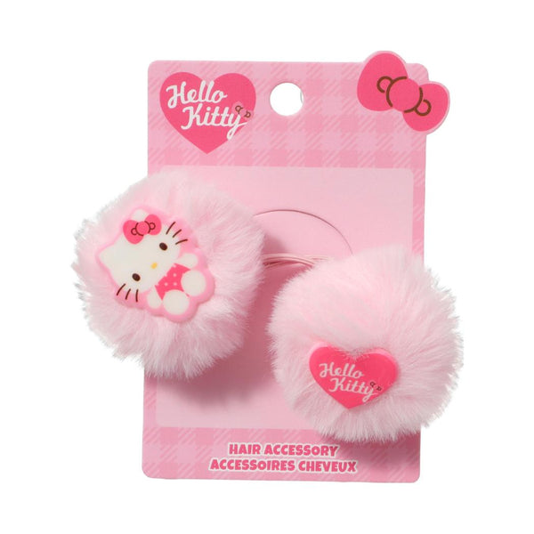 Sanrio characters Pink Collection Pom-Pom Hair Tie (Hello Kitty)