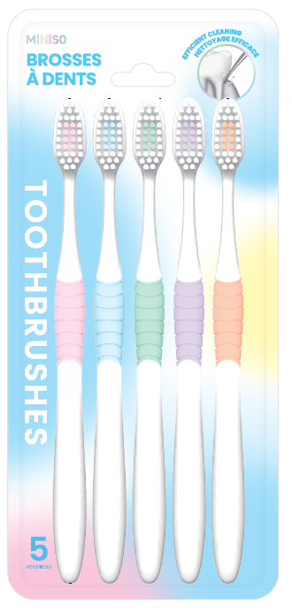 Efficient Cleaning Toothbrushes (5 pcs)