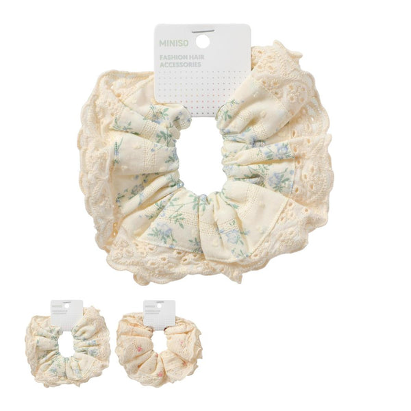 Fashion Series Floral Lace Hair Scrunchie (1 pc)