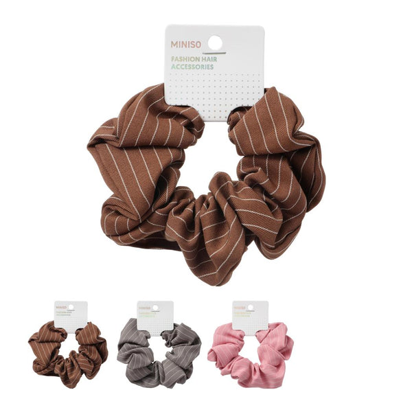 Fashion Series Striped Hair Scrunchie (1 pc)