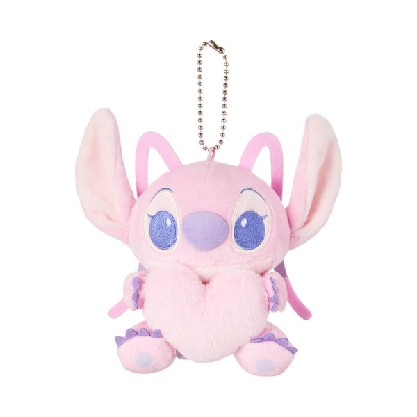 Disney Stitch Collection Holding-Heart Plush Pendant (Angel)